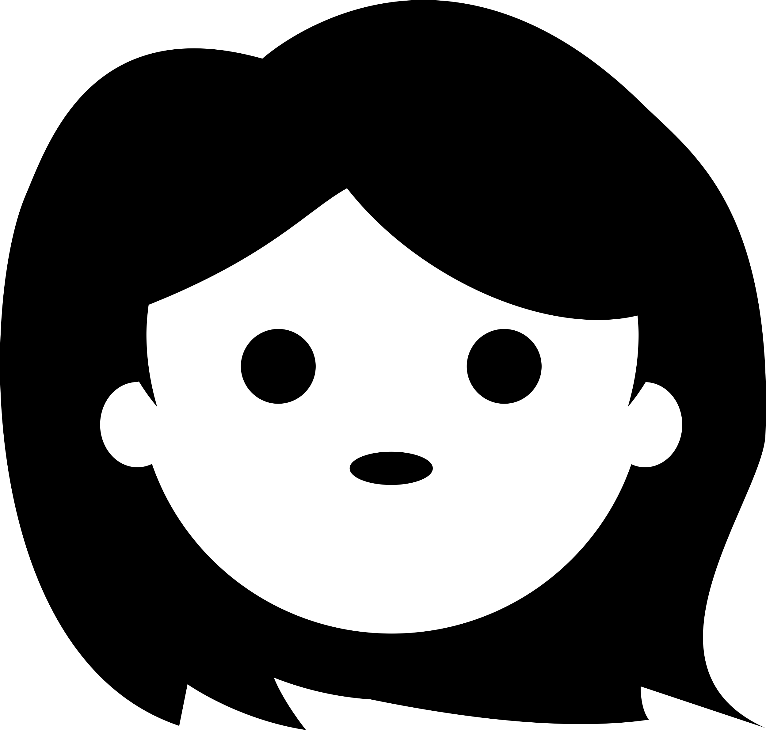 Girl Face Outline Svg File Free Vectors
